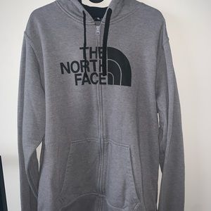 NORTHFACE MENS ZIP UP SWEATSHIRT